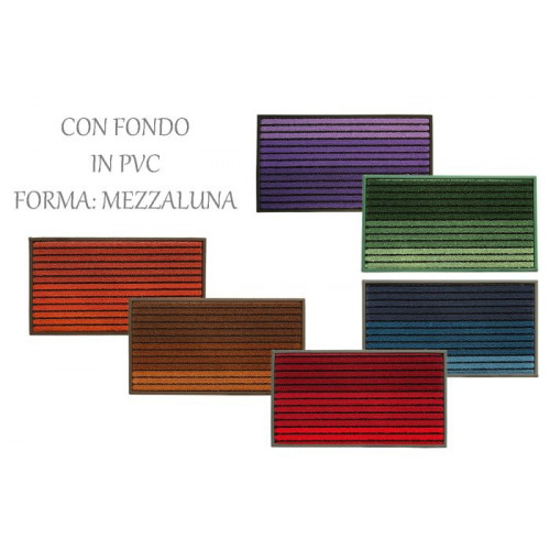 TAPPETO ZERBINO JOYSTICK LAVABILE 70X40 MEZZALUNA