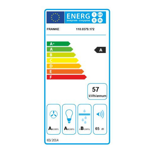 Franke FCR 925 TC WH XS - Cappa Aspirante,...