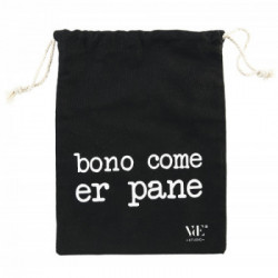 Villa D'Este Home Tivoli 'S.P.Q.eRe.', Sacchetto pane in cotone 40x30 cm 