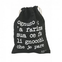 Villa D'Este Home Tivoli 'S.P.Q.eRe.', Sacchetto pane in cotone 40x30 cm 