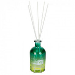 Villa D'Este Home Tivoli 'Home Fragrance', "Shades Of Greenery" Diffusore per ambienti in vetro 250 ml, Lime e Basil 