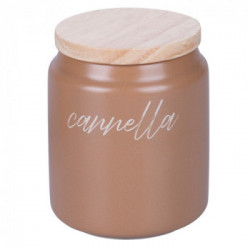 Villa D'Este Home Tivoli 'Shades of Chocolate', Set 2 barattoli spezie in gres