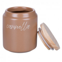 Villa D'Este Home Tivoli 'Shades of Chocolate', Set 2 barattoli spezie in gres