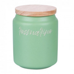 Villa D'Este Home Tivoli 'Shades of Greenery', Set 6 Barattoli Spezie in gres