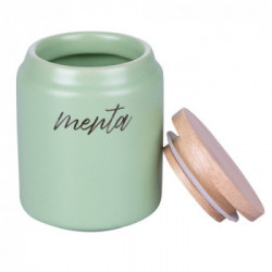 Villa D'Este Home Tivoli 'Shades of Greenery', Set 6 Barattoli Spezie in gres