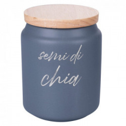 Villa D'Este Home Tivoli 'Shade of Stone', Set 3 Barattoli spezie in gres