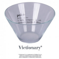 Villa D'Este Home Tivoli 'Victionary', Set 4 Insalatiere Poké Bowl in vetro