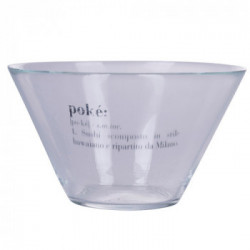 Villa D'Este Home Tivoli 'Victionary', Set 4 Insalatiere Poké Bowl in vetro