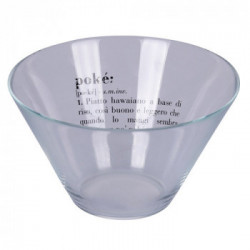 Villa D'Este Home Tivoli 'Victionary', Set 4 Insalatiere Poké Bowl in vetro