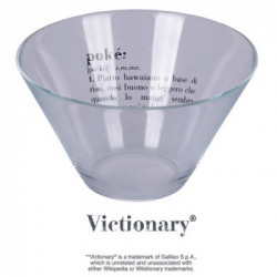 Villa D'Este Home Tivoli 'Victionary', Set 4 Insalatiere Poké Bowl in vetro