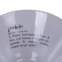 Villa D'Este Home Tivoli 'Victionary', Set 4 Insalatiere Poké Bowl in vetro