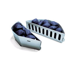Weber 7403 - Coppia di Cesti Separa Carbone per Barbecue di Diametro 57 e 67 cm