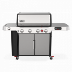 Weber Genesis SX-435 - Barbecue a Gas, 4 Bruciatori, Modello 36600029, Stainless Steel