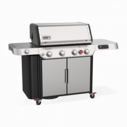 Weber Genesis SX-435 - Barbecue a Gas, 4 Bruciatori, Modello 36600029, Stainless Steel