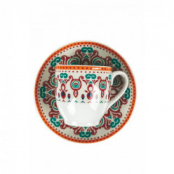 Villa D'Este Home Tivoli 'Shiraz', Set 6 tazzine caffè con piattino