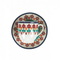 Villa D'Este Home Tivoli 'Shiraz', Set 6 tazzine caffè con piattino