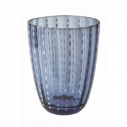 Villa D'Este Home Tivoli 'Kalahari', Set 6 Bicchieri Acqua, Colori Assortiti Toni del Blu