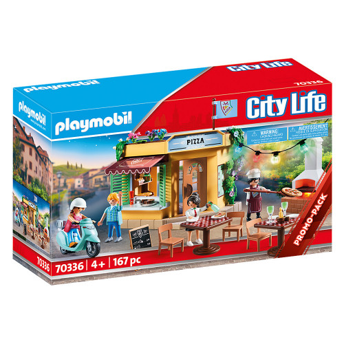 Playmobil 70336 - Pizzeria con Giardino