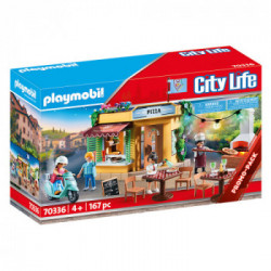 Playmobil 70336 - Pizzeria con Giardino