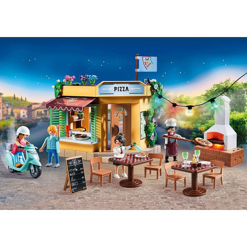 Playmobil 70336 - Pizzeria con Giardino