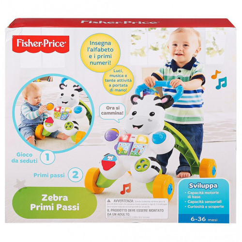 Fisher-Price DLD91 - Zebra Primi Passi