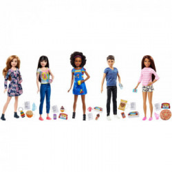 Mattel Barbie Babysitter, Skipper e i suoi Amici con Telefonino e Biberon, Assortimento, FHY89