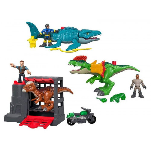 Jurassic World DINOSAURO CON PERSONAGGIO ASS.TO