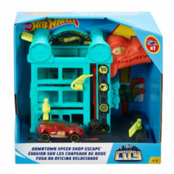 Mattel Hot Wheels Playset City con Macchinina, Assortimento, FRH28 Auto e corsa