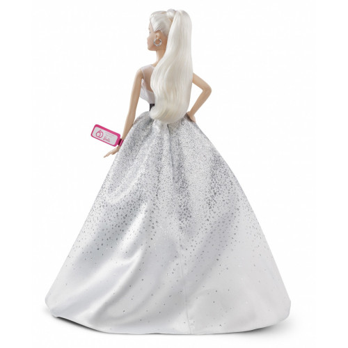 Barbie Bambola 60 Anniversario, Vestito Bianco,...