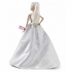 Barbie Bambola 60 Anniversario, Vestito Bianco, Bambola da Collezione per Bambini 6 + Anni, FXD88