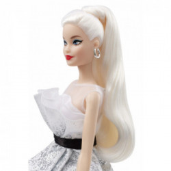 Barbie Bambola 60 Anniversario, Vestito Bianco, Bambola da Collezione per Bambini 6 + Anni, FXD88