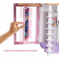 Barbie Casa di Malibu FXG57 - Playset Richiudibile su Due Piani con Accessori