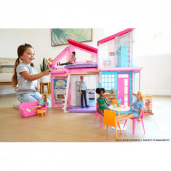 Barbie Casa di Malibu FXG57 - Playset Richiudibile su Due Piani con Accessori