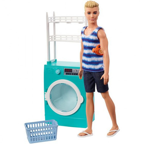 Barbie Ken Doll & Laundry