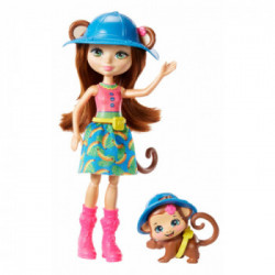 Mattel Games Enchantimals, Nave della Giungla, Playset con Barca, Bambola e Accessori, GFN58
