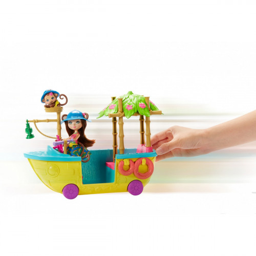 Mattel Games Enchantimals, Nave della Giungla,...