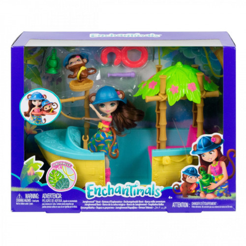 Mattel Games Enchantimals, Nave della Giungla,...