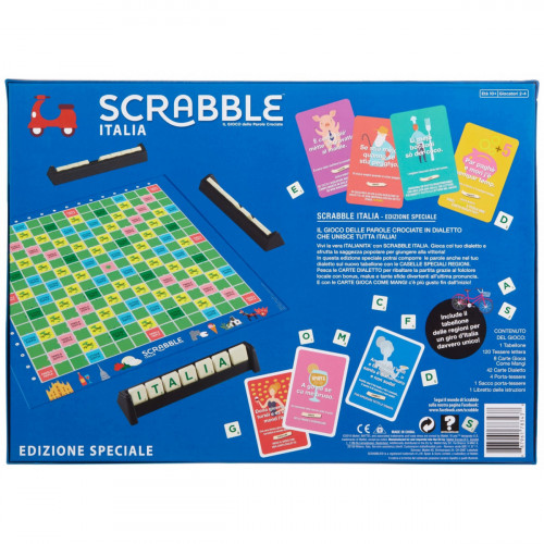 Mattel Games Scrabble Italia, Edizione...