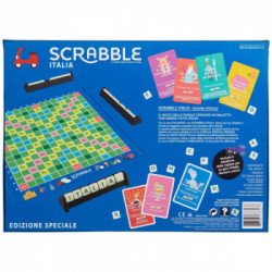 Mattel Games Scrabble Italia, Edizione Speciale, Gioco di Parole Crociate Divertente Anche in Dialetto, per Tutta Famiglia,