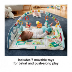 Fisher-Price GJD41 Activity City Gym - Palestrina Gigante della Città con Musica, Giostrine e Proiettore