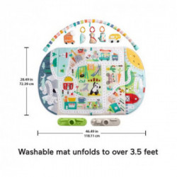 Fisher-Price GJD41 Activity City Gym - Palestrina Gigante della Città con Musica, Giostrine e Proiettore