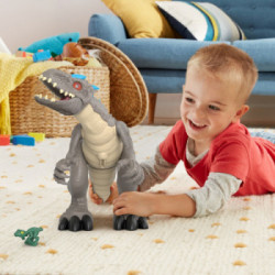 Fisher-Price Imaginext - Jurassic World, Dinosauro Indominus Rex per bambini da 3 anni in su