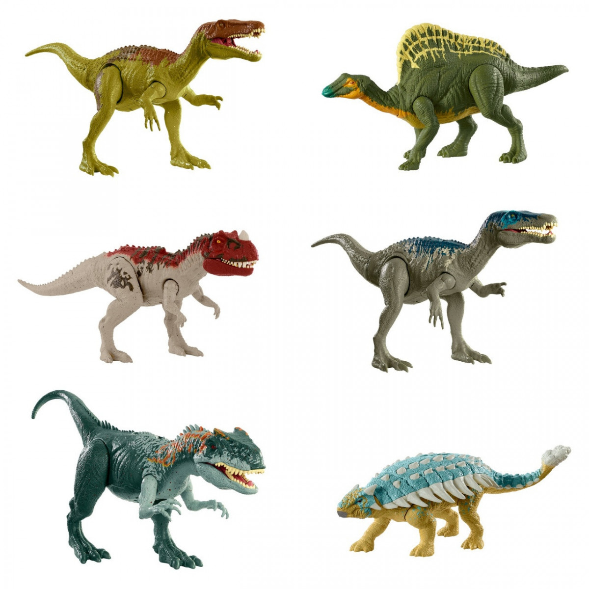 Mattel Jurassic World - Super Ruggito Camp Cretaceous (Nuove Avventure),  Dinosauro giocattolo con attacco sonoro, 4+ anni
