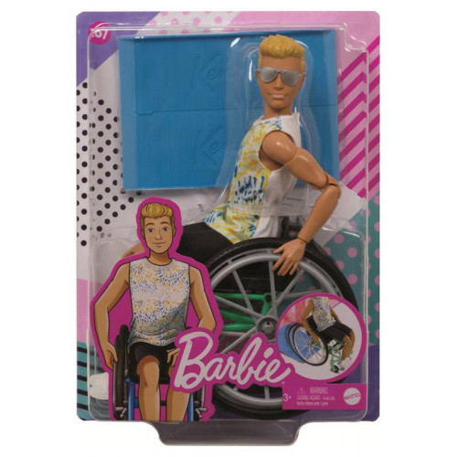 Barbie F. Ken Puppe mit Rollstuhl | GWX93