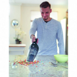 Black & Decker NSVA315J-QW - Scopa Elettrica Ricaricabile 4 in 1, 16.2 Wh, 0.4 L