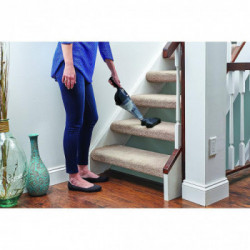 Black & Decker NSVA315J-QW - Scopa Elettrica Ricaricabile 4 in 1, 16.2 Wh, 0.4 L