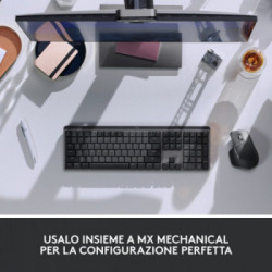Logitech MX Master 3S mouse Mano destra Wireless a RF + Bluetooth Ottico 8000 DPI