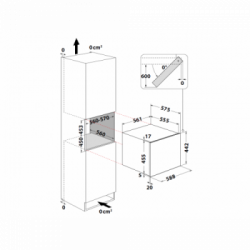 Hotpoint HA WC5120 - Cantinetta Vini da Incasso, 24 Bottiglie, Classe G