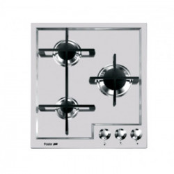 Foster 7063 052 - Piano Cottura a Gas Veronika Sopratop, Inox spazzolato, 44x50 cm