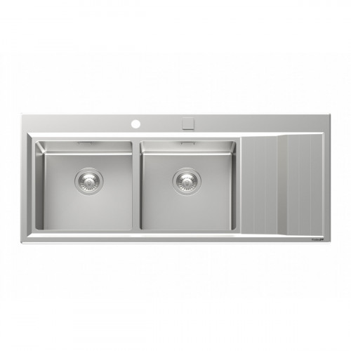 Foster 4503 051 - Lavello Stripe, 2 Vasche DX,...